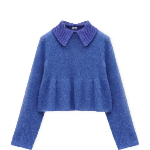 LOEWE Polo Sweater 'Blue'