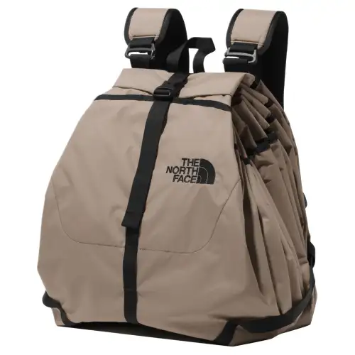 THE NORTH FACE 32L Adjustable Strap Backpack Outdoor Bag Recycled Nylon Umber Unisex