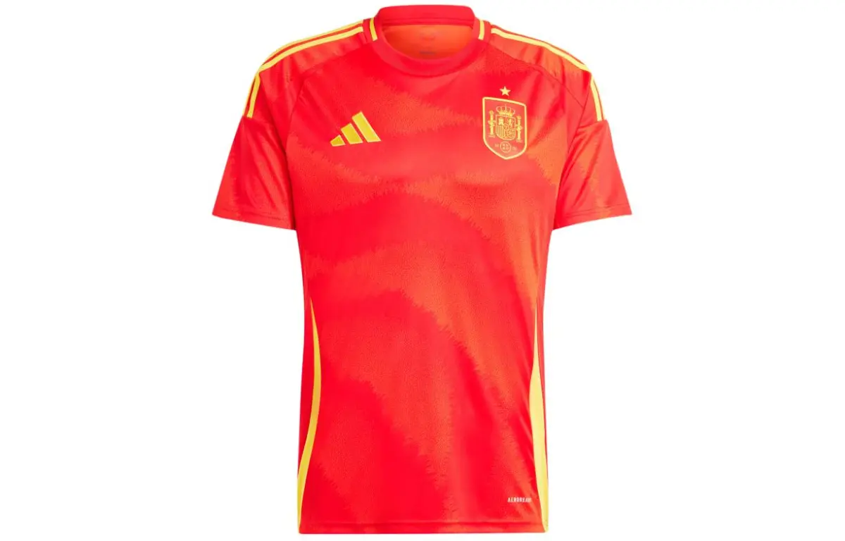 Adidas Spain National Team Spain 24 Home Jersey Soccer Jersey Fan Edition Men's Red