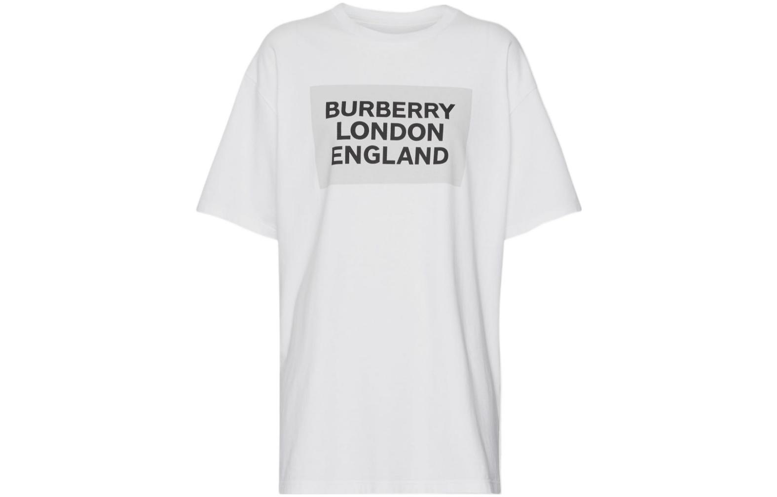Женская футболка Burberry T-Shirt (белая)