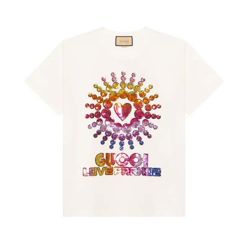 GUCCI Love Parade Oversized T shirt White