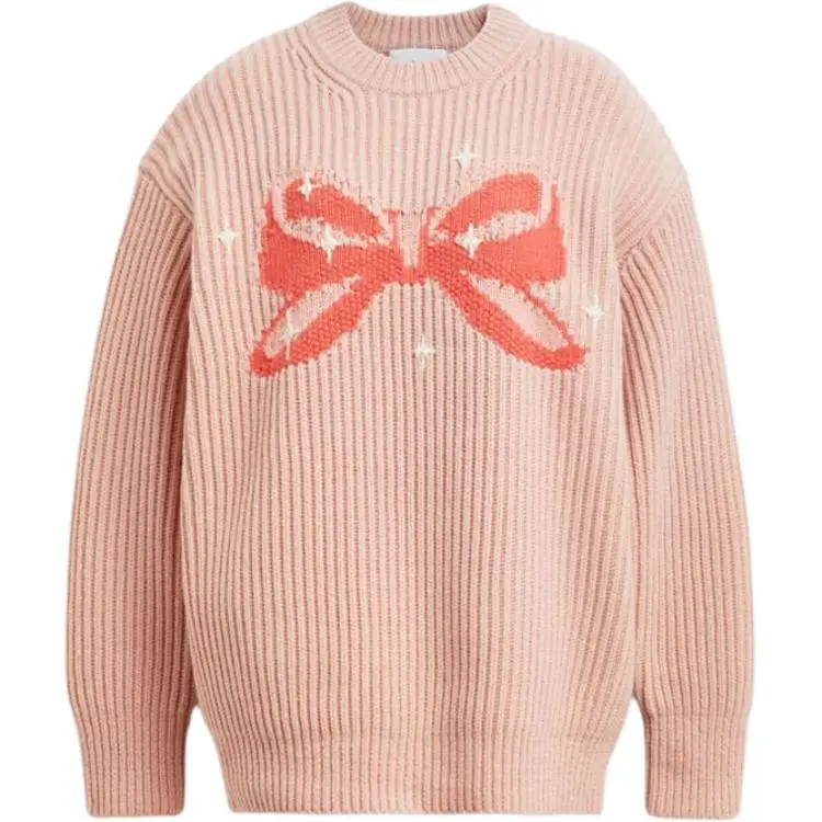 COACH Sweaters Women's Pink Crew Neck Moderate