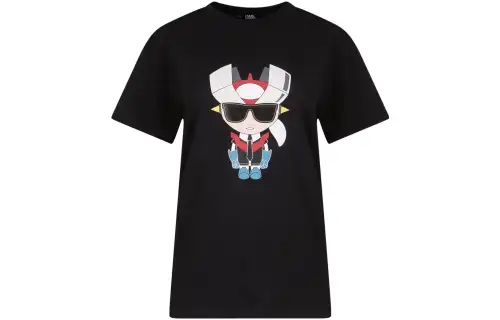 KARL LAGERFELD / Karl Lagerfeld Jeans Regular T Shirt Women's Black