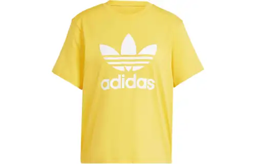 Adidas Originals Adicolor Drop Shoulder Sleeve T Shirt Women's Yellow