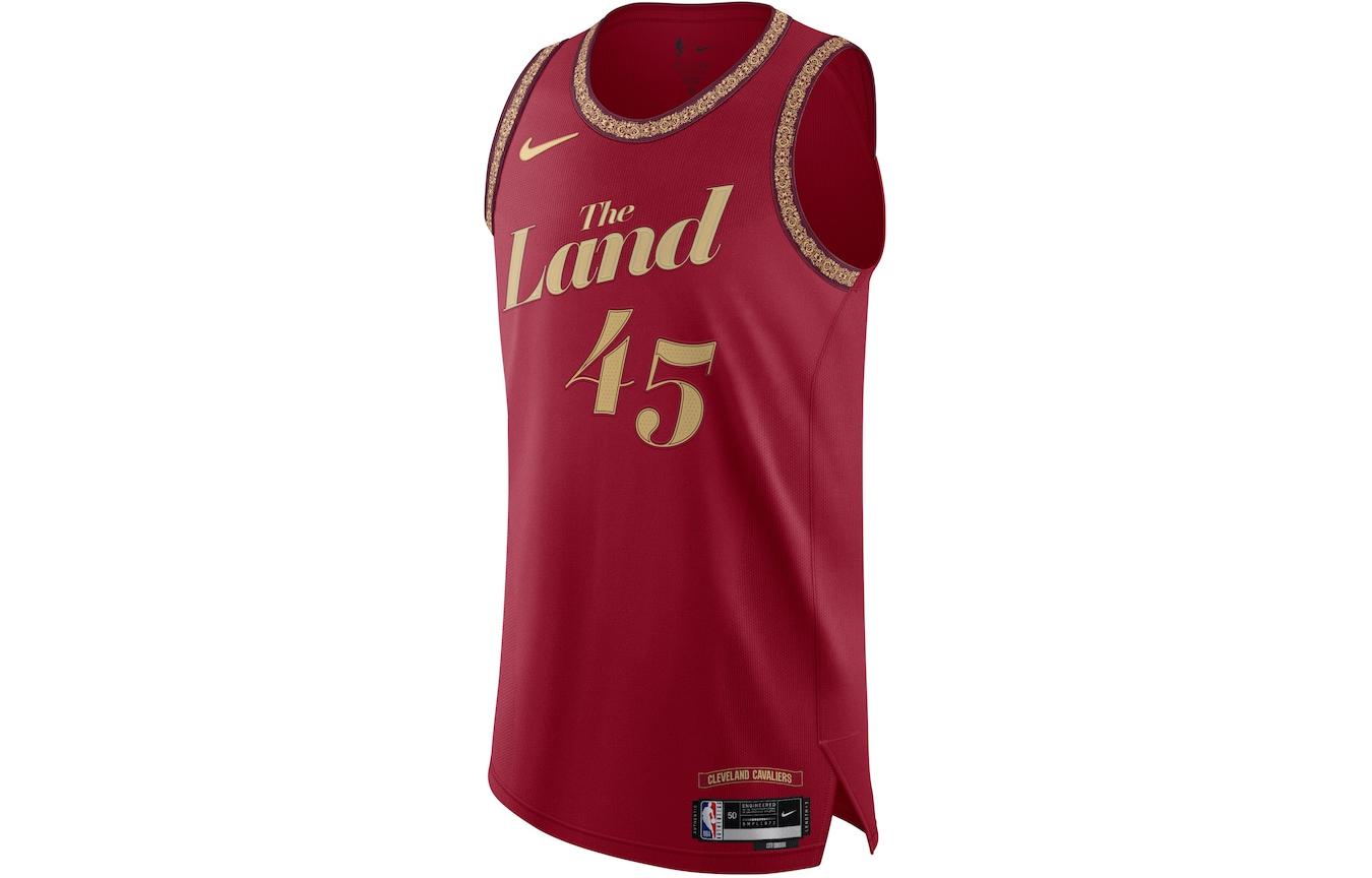 Nike Basketball Jersey Cleveland Cavaliers, Donovan Mitchell, City Edition Men’s Burgundy