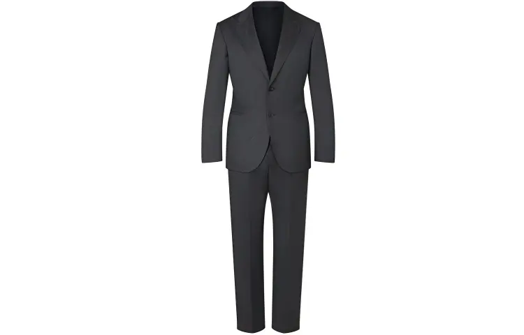 LOUIS VUITTON New Quarterly Products Of LV Business Suits Men's Black Lapel Moderate