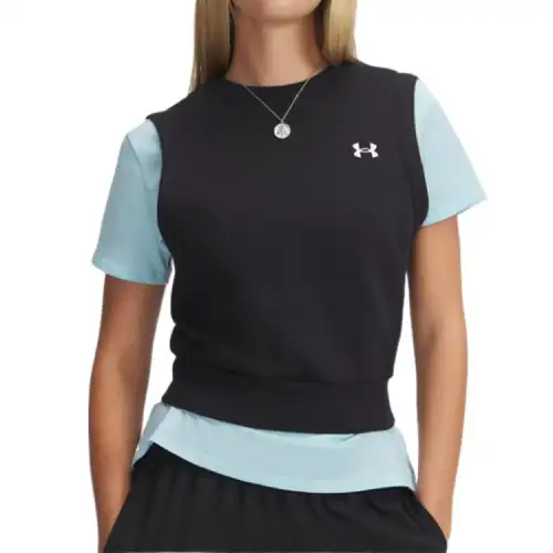 Under Armour Rival Fleece T Shirt Women's Black