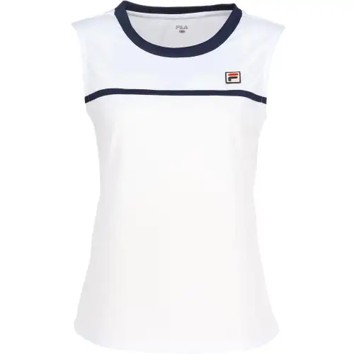 FILA Tank Tops Women's White Crew Neck Moderate Other