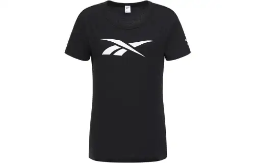 Reebok T Shirts Women's Black Crew Neck Moderate Other