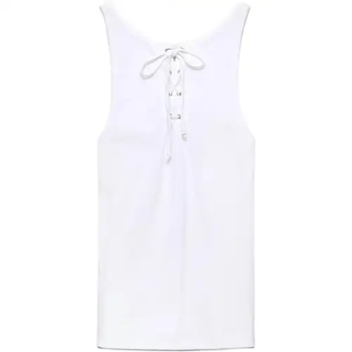 PRADA SS25 Tank Top Women's White