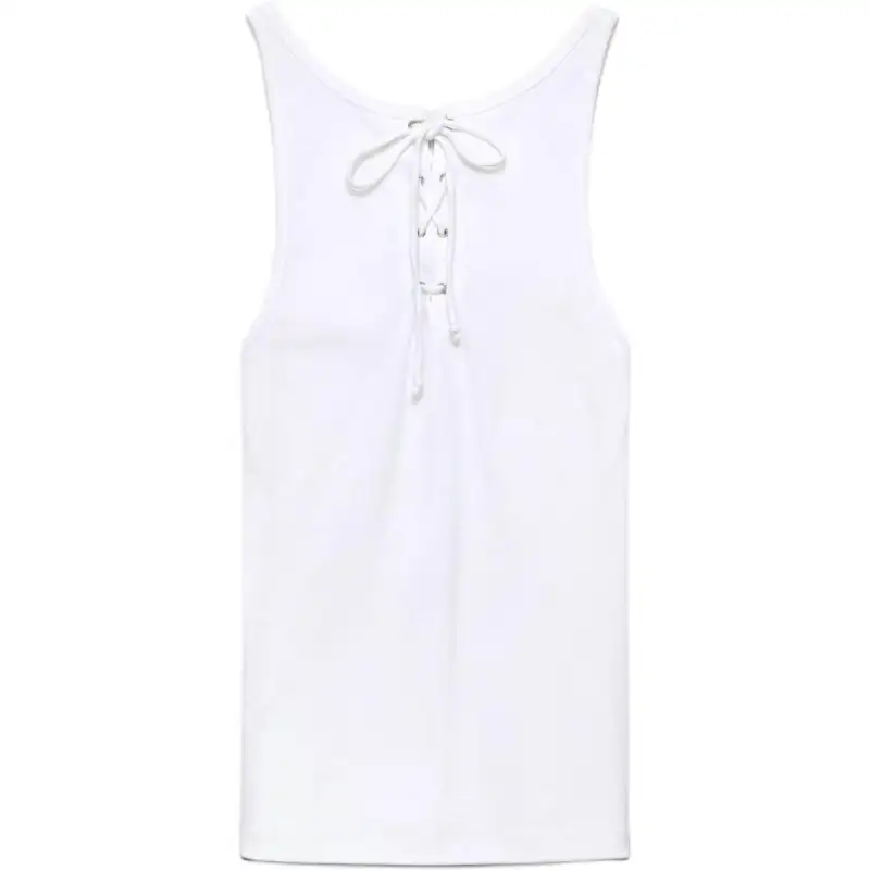 PRADA SS25 Tank Top Women's White