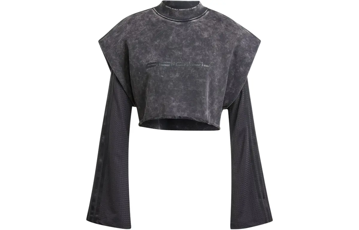 Adidas Originals Premium Shoulder Pad Top Crop Top Women's Black