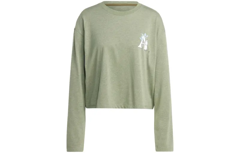 Adidas Originals T Shirt Women's Olive Green Japan Version