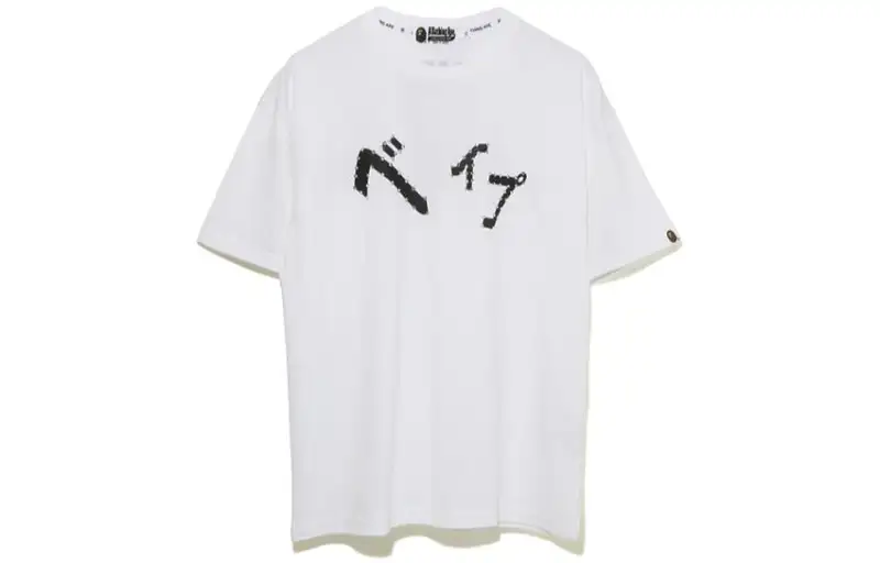A BATHING APE T Shirts Women's Crew Neck Moderate Straight Fit