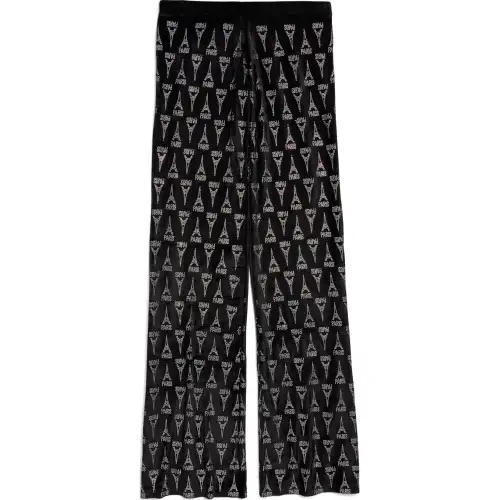 Balenciaga FW24 Casual Pants Regular Fit Men's Black