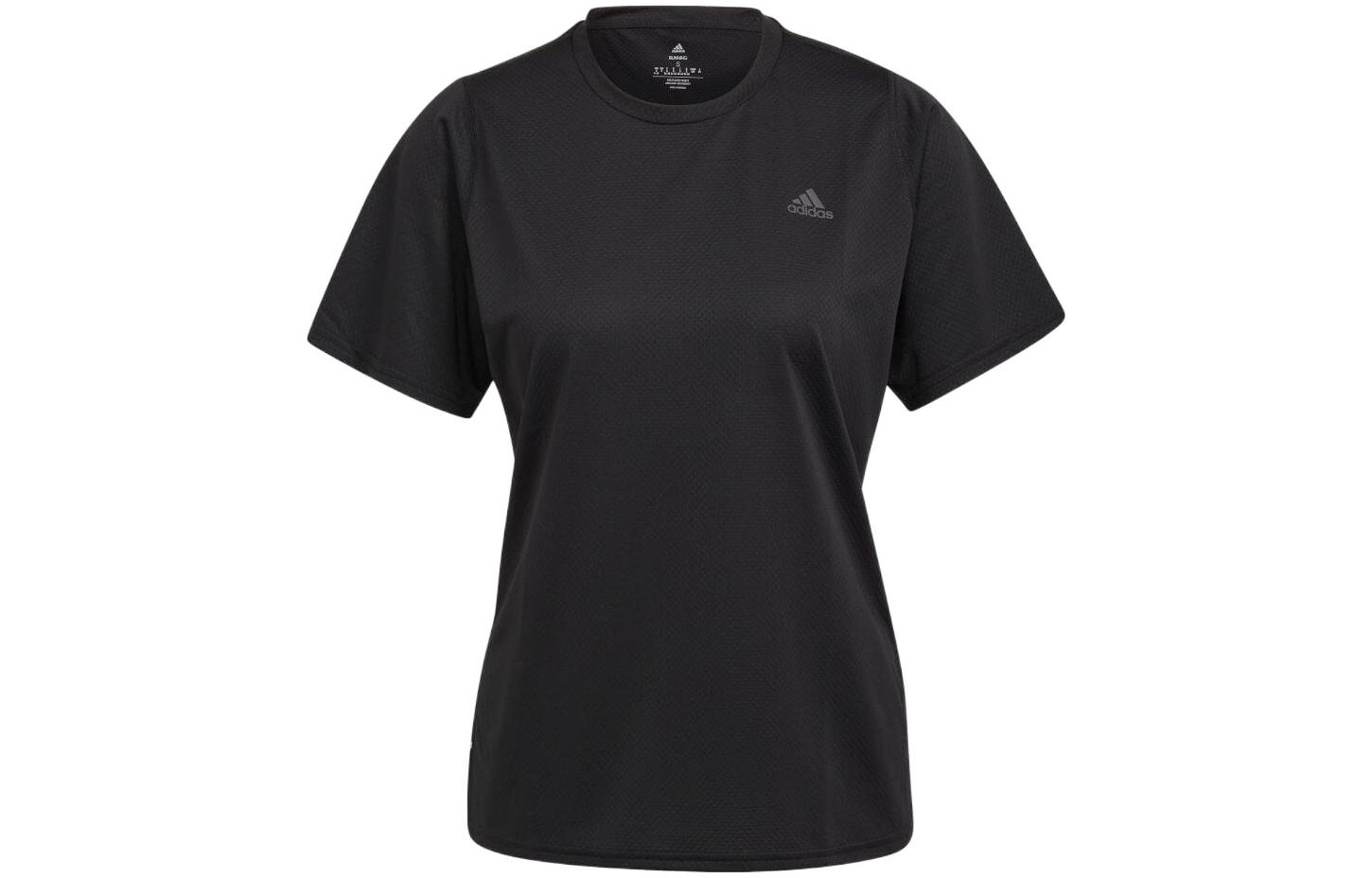 Женская футболка adidas (черная)