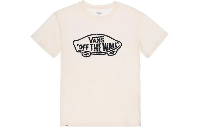 Vans Set in Sleeve T Shirt Women's Ecru
