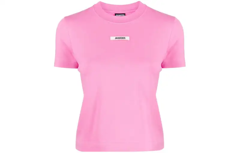 Jacquemus Gros Grain Logo-patch T-shirt