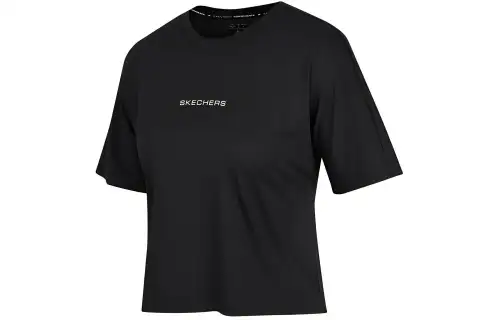 Skechers Regular T Shirt Women's Carbon Black