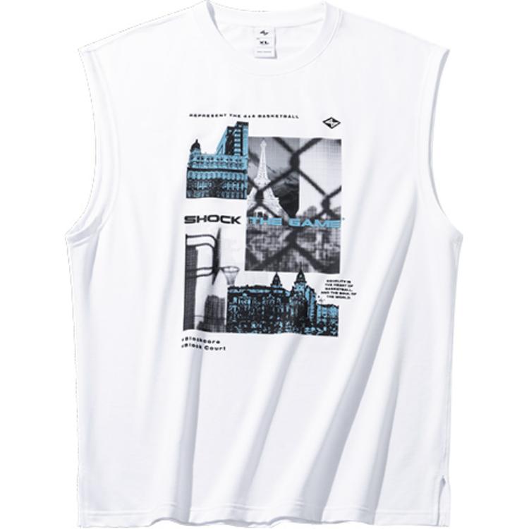 Anta Basketball Collection Basketball Jersey Men’s Pure White