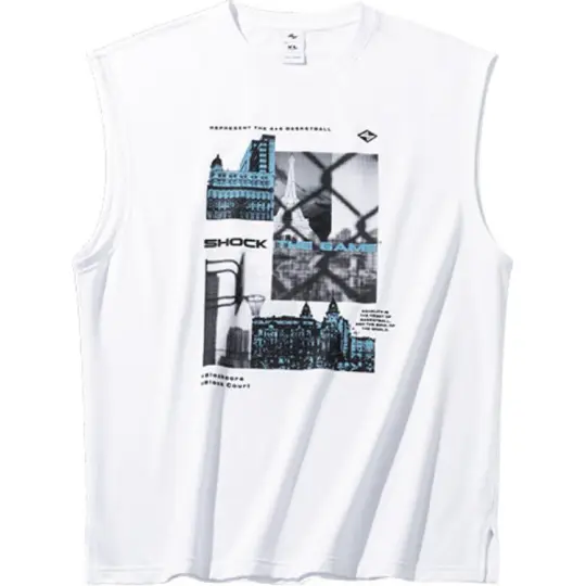 Anta Basketball Collection Basketball Jersey Men's Pure White