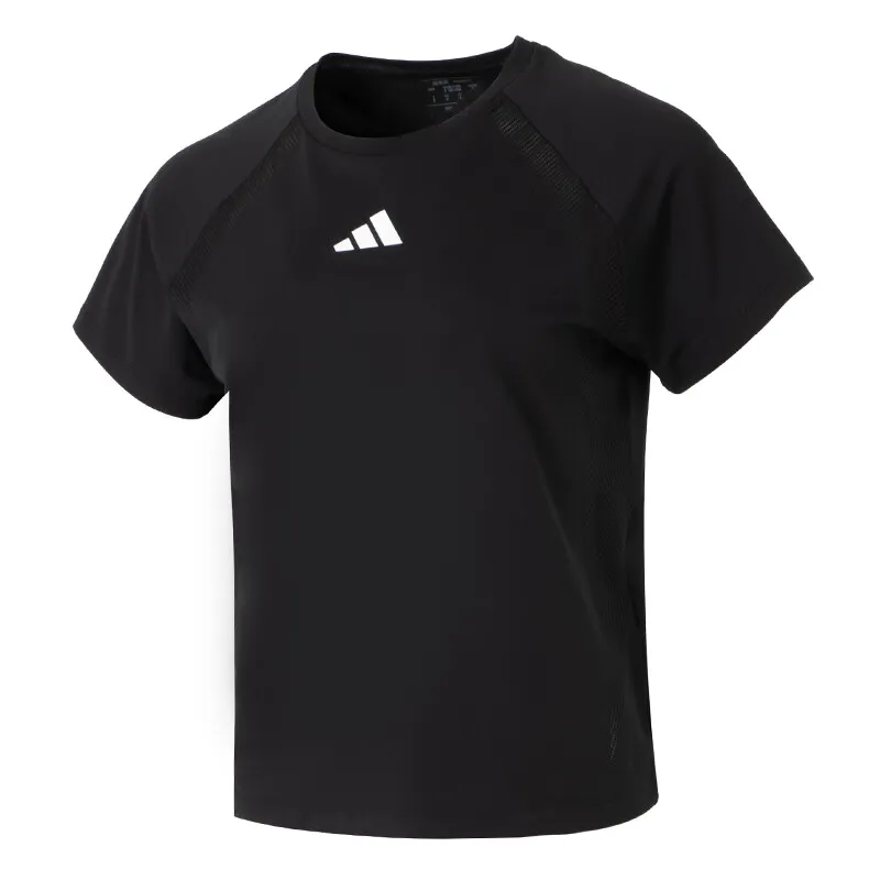 Adidas T-Shirts Women's Black Crew Neck Moderate Other