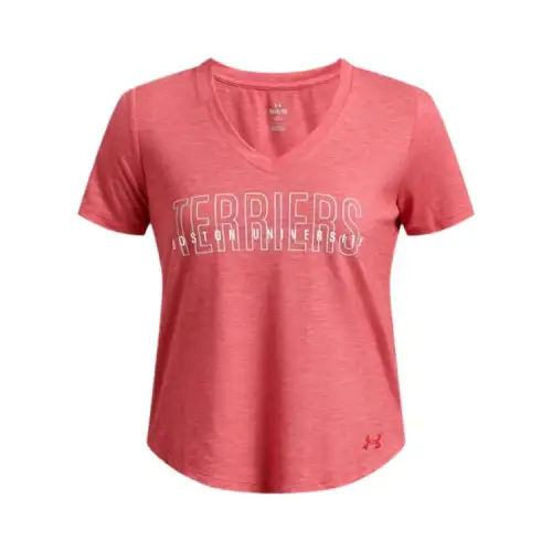 Under Armour BreezyCollegiate Regular T Shirt Women's Orange Pink
