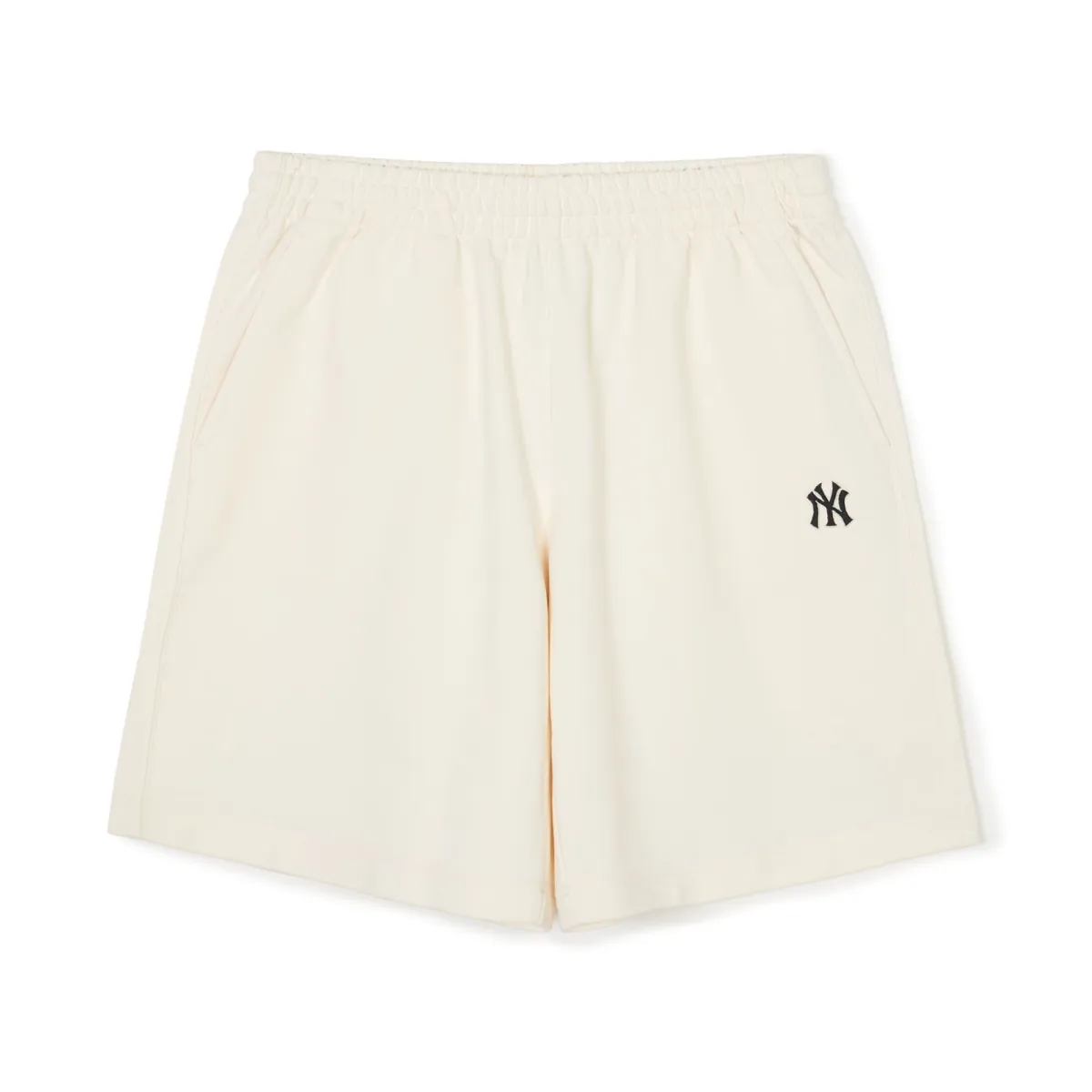 MLB New York Yankees Casual Shorts Unisex Cream Moderate