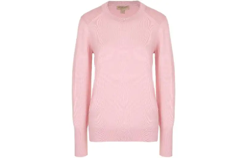 Burberry Sweaters Women's Pink Crew Neck Moderate Other