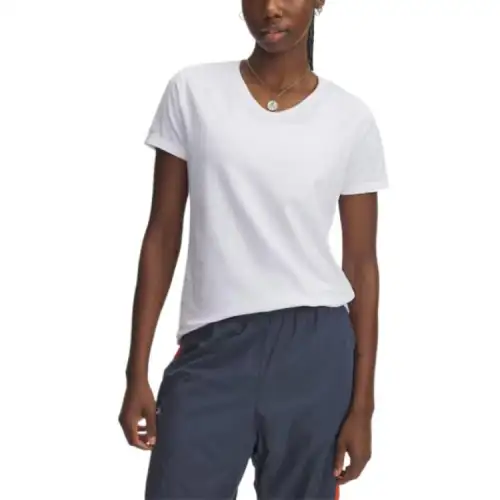 Under Armour IconCharged Cotton Regular T Shirt Women's White