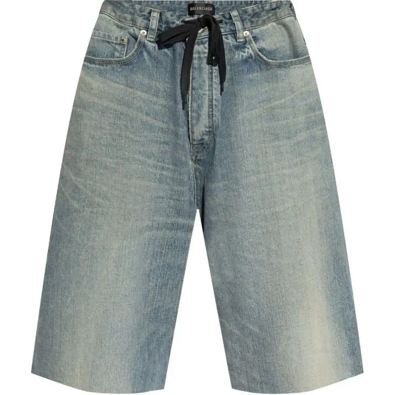 Balenciaga Denim Bermuda Shorts