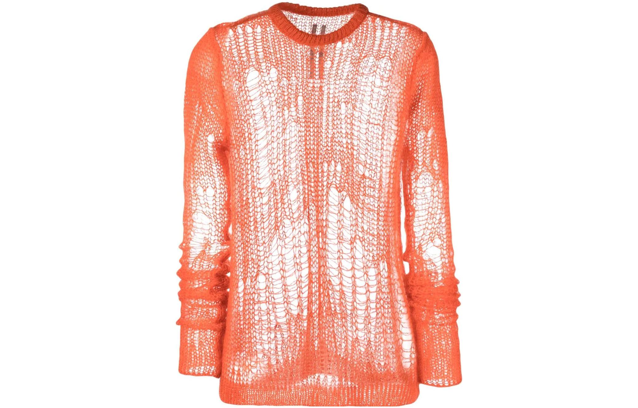 RICK OWENS/RO SS22 Sweater Women's Orange