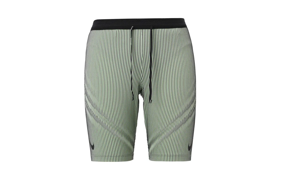 Nike Dri FIT ADV Running Shorts Men's Coal Black/Vapor Green/Matte Silver
