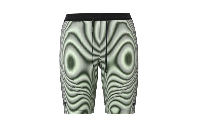 Nike Dri FIT ADV Running Shorts Men's Coal Black/Vapor Green/Matte Silver/Vapor Green