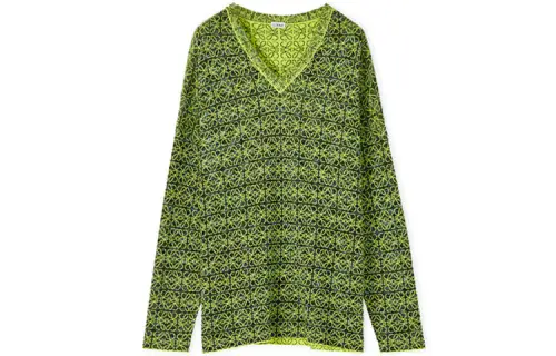 Loewe 2010s Anagram V-neck sweater
