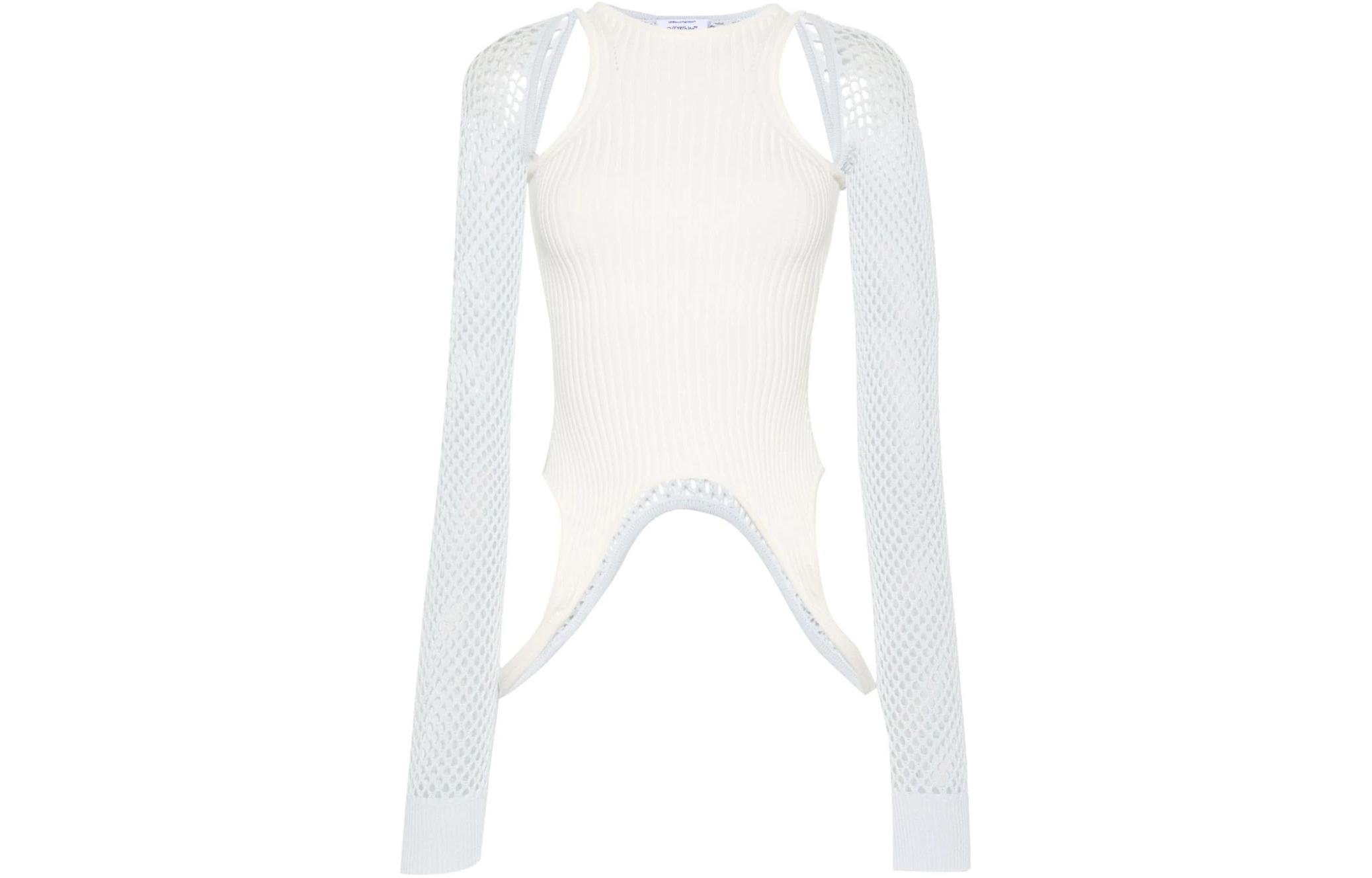 OFF-WHITE Racerback panelled top
