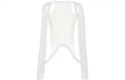 OFF-WHITE Racerback panelled top