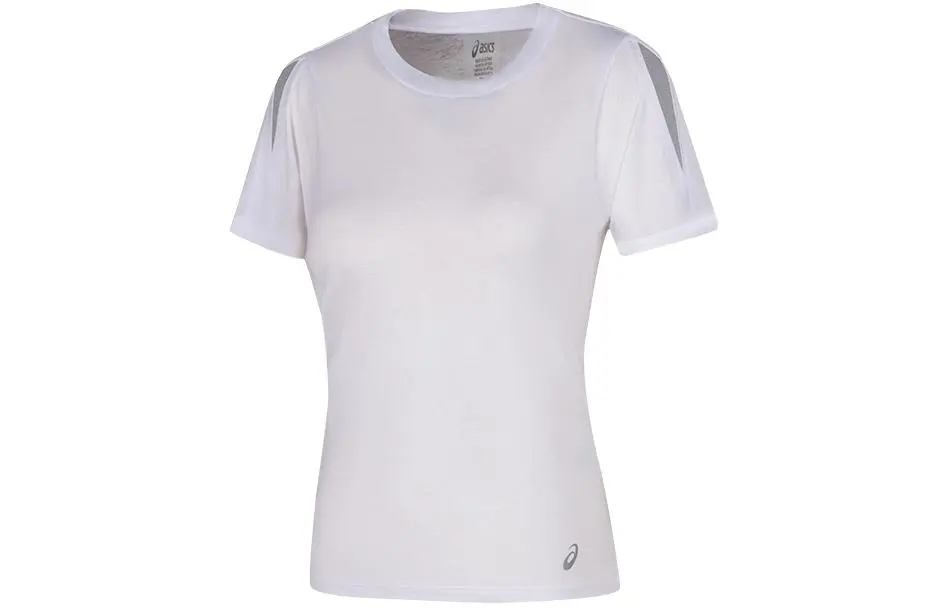 ASICS T-Shirts Women's White Crew Neck Moderate Other