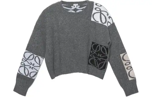 LOEWE Sweaters Women's Gray Crew Neck Moderate Other