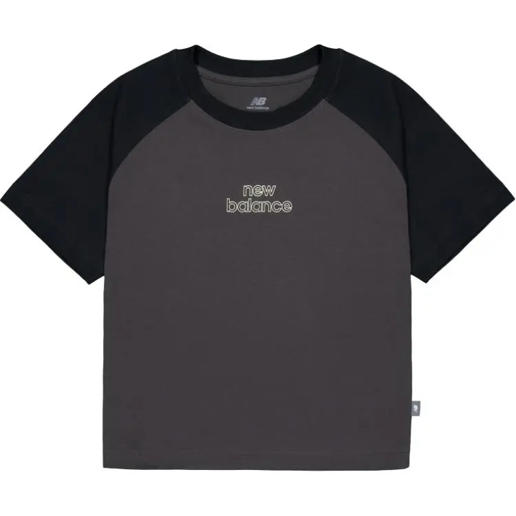 New Balance Raglan Sleeve T Shirt Women's Black