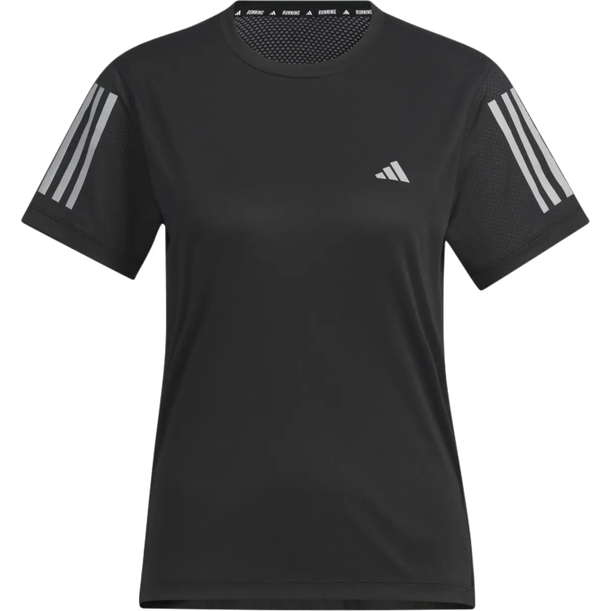 Adidas Own The Run Running T Shirt Women's Black/Dark Silver Gray