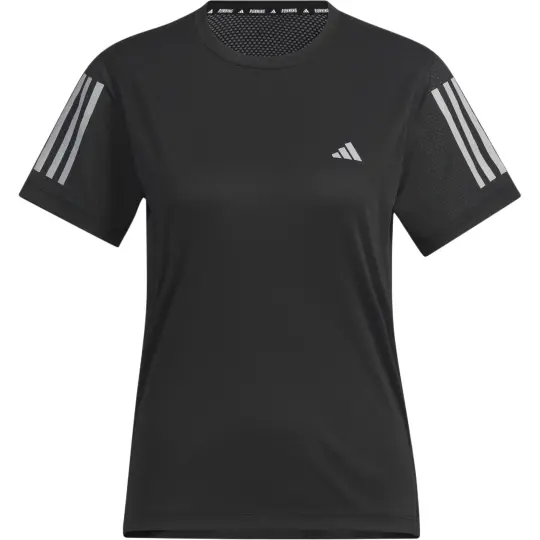 Adidas Own The Run Running T Shirt Women's Black/Dark Silver Gray