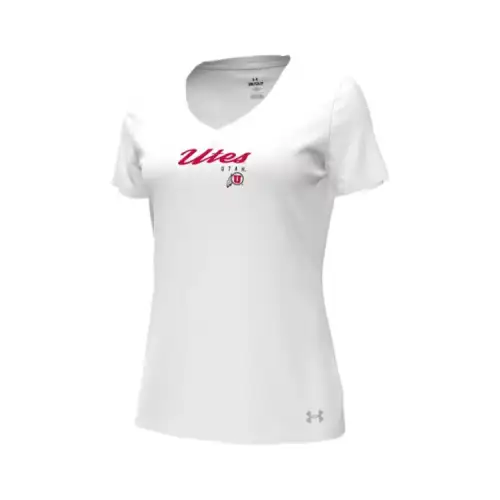 Under Armour Performance CottonCollegiate Regular T Shirt Women's White