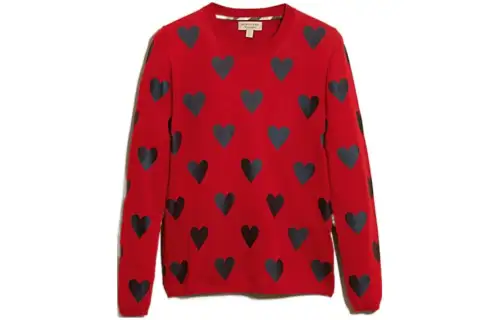 Burberry Sweaters Women's Red Crew Neck Moderate Other