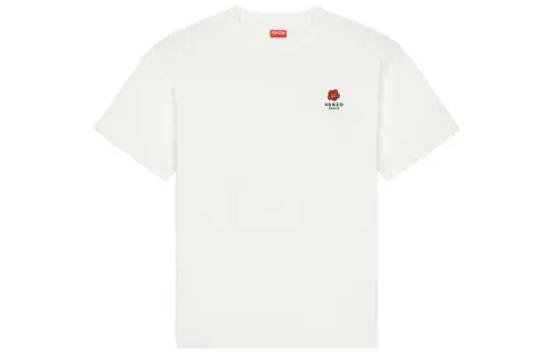 KENZO X Nigo Boke Flower Women's Crest Oversized T Shirt Off White