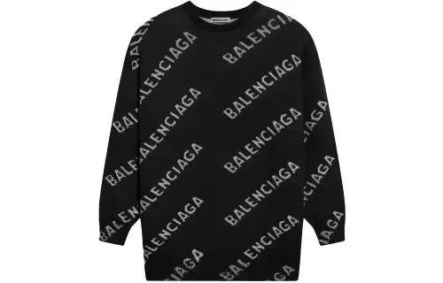 intarsia-knit logo jumper