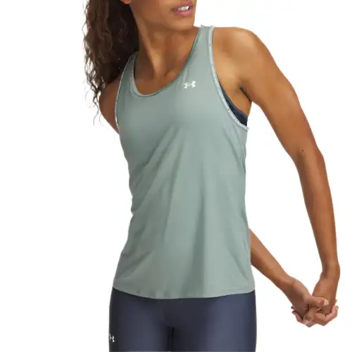 Under Armour Knockout Tank Top Women's Silicone Green