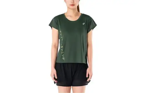 Asics T Shirt Women's Rainforest Green