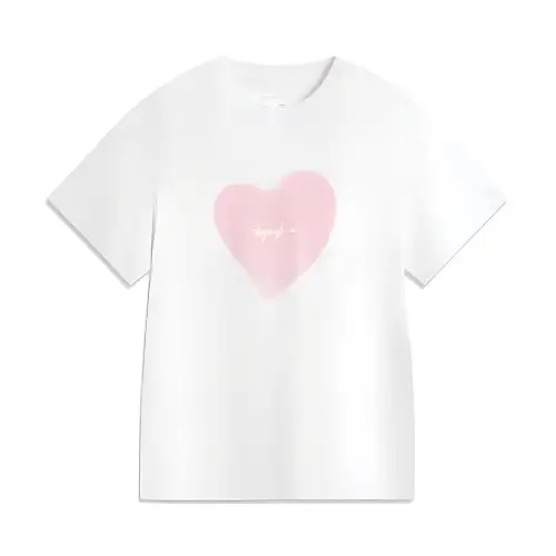 Li Ning Sports Life Collection T Shirt Women's Standard White
