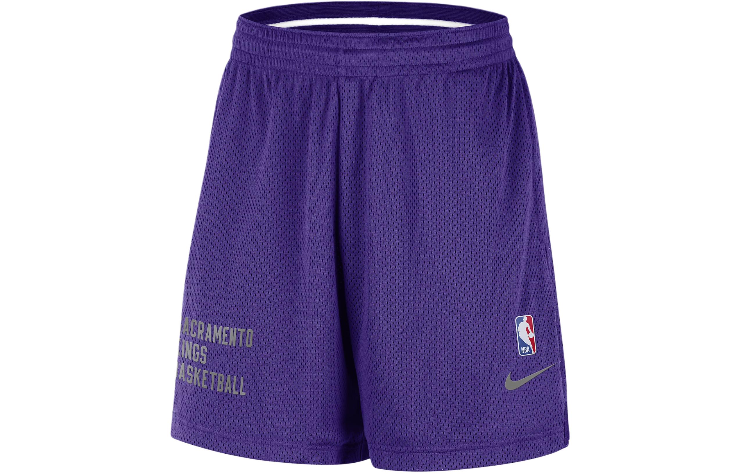 Nike Sacramento Kings Sports Shorts Men's Purple
